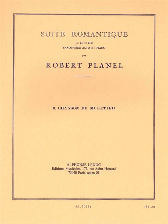 Suite Romantique No.6 Chanson du Muletier