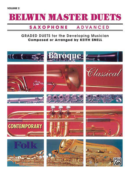 Snell Keith - Belwin Master Duets Saxophone Advanced II - Saxophone Ensemble