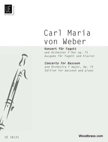 Universal Edition Weber C.M. (von) - Concerto In F Major - Basson et Piano