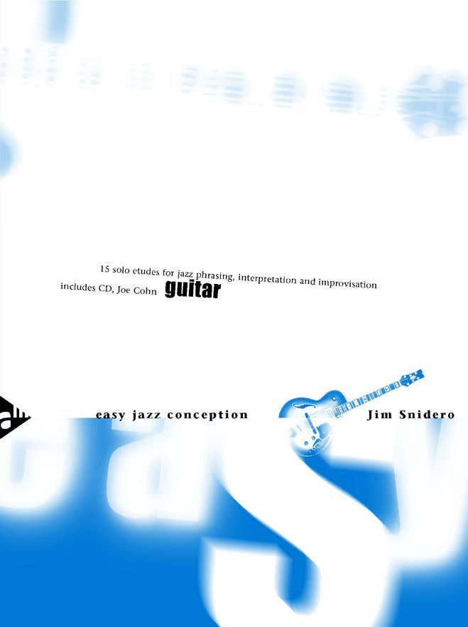 SNIDERO J. - EASY JAZZ CONCEPTION GUITAR - GUITAR