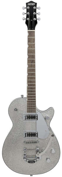 G5230T Electromatic Sparkle Jet Ft Single-Cut con Bigsby Lrl Plateado brillante