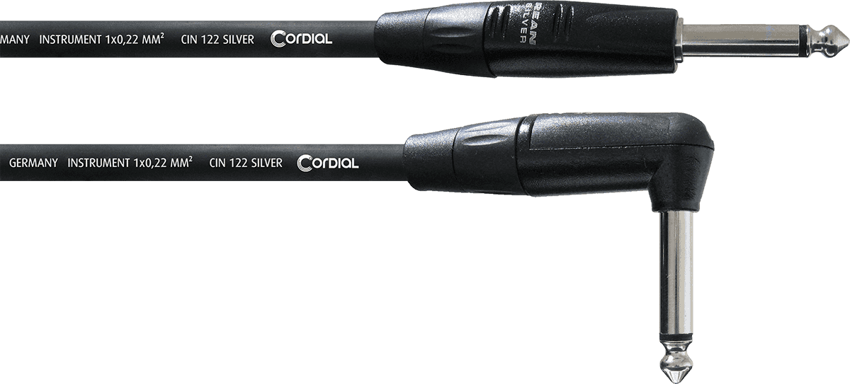 Cable de Guitarra Jack Recto - Acodado 6 M