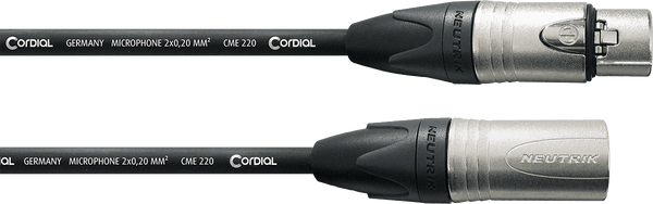 Cordial Cable de Micrófono XLR 5 M