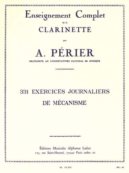 331 Exercices Journaliers de mécanisme