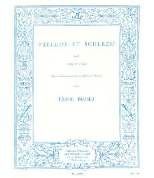 Busser Henri - Prelude et Scherzo