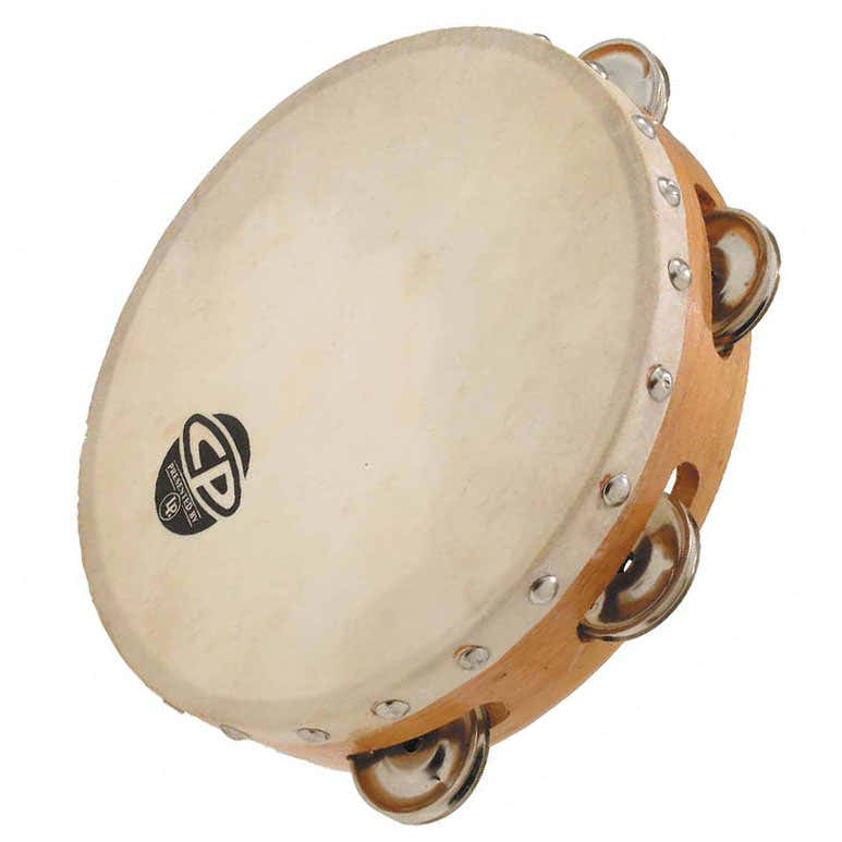 CP378 Panderetas CP Madera 8" Una Fila