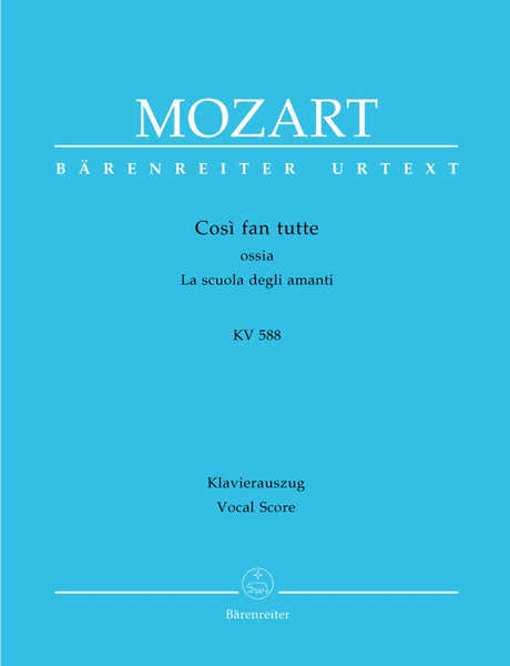 Moz W.A. - Cosi Fan Tutte Kv 588 - Ch Piano