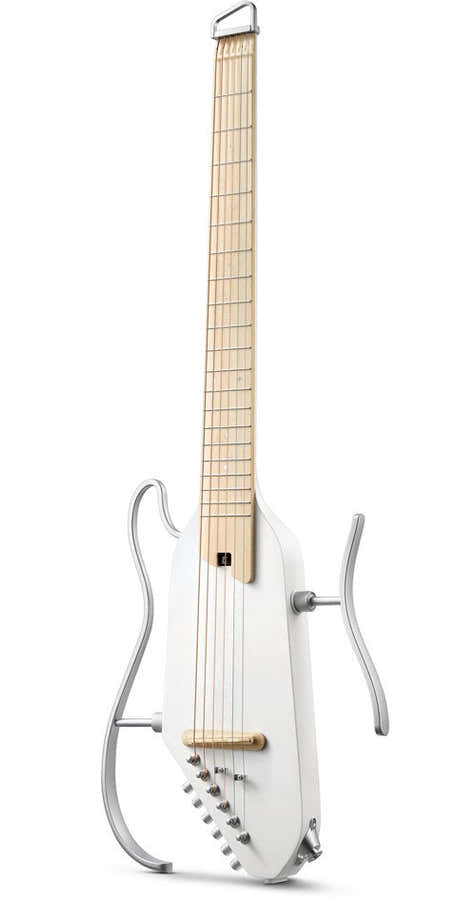 HUSH-I Pro Travel Guitar Blanco