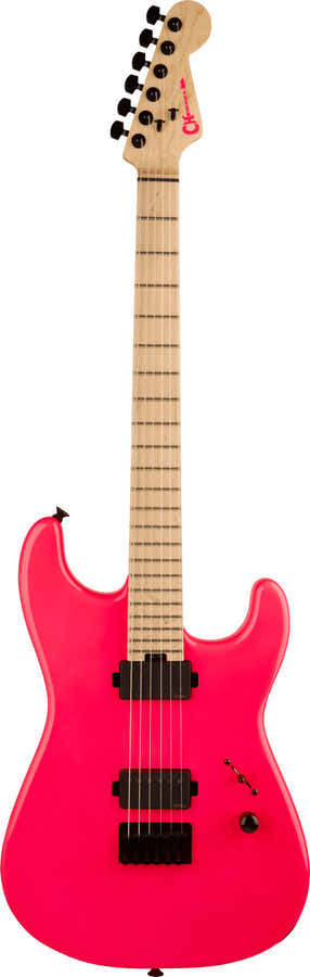LTD Sean Long Firma Pro-Mod San Dimas Style 1 HH HT M MN Rosa neón