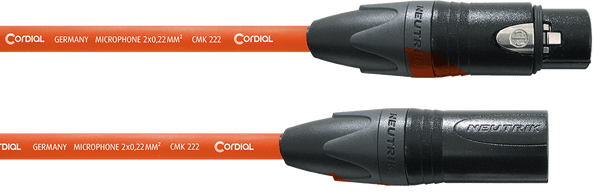 Cable de micrófono XLR 5 M Naranja