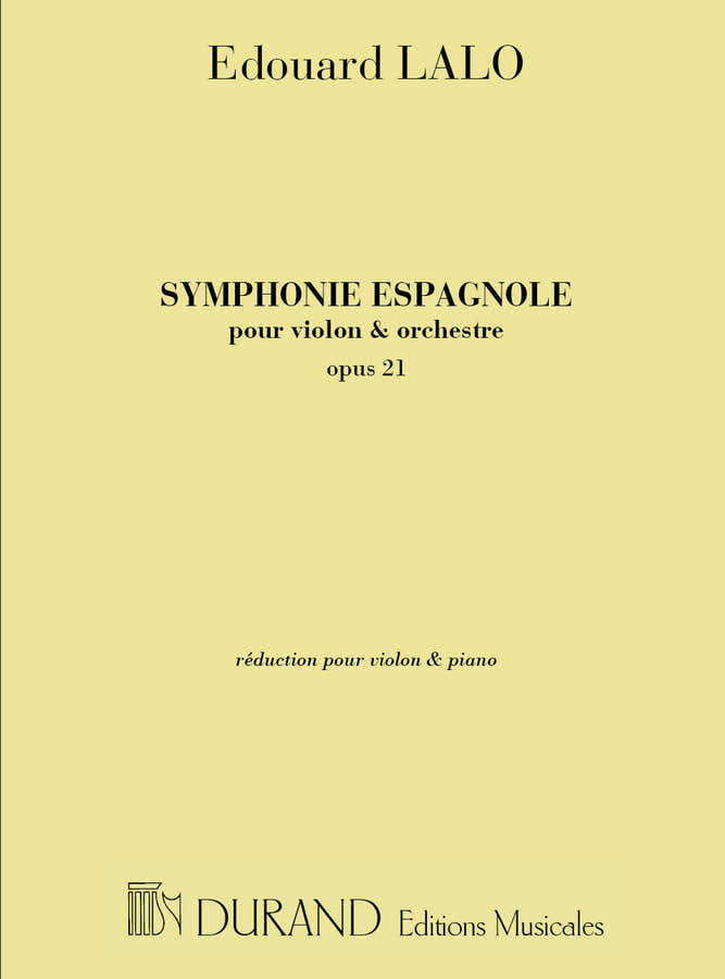 Lalo - Symphonie Espagnole Opus 21 - Violon et Piano