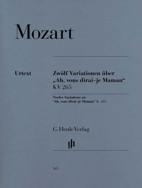 Moz W.A. - 12 Variations On Ah Vous Dirai-Je Maman Kv 265 (300E)