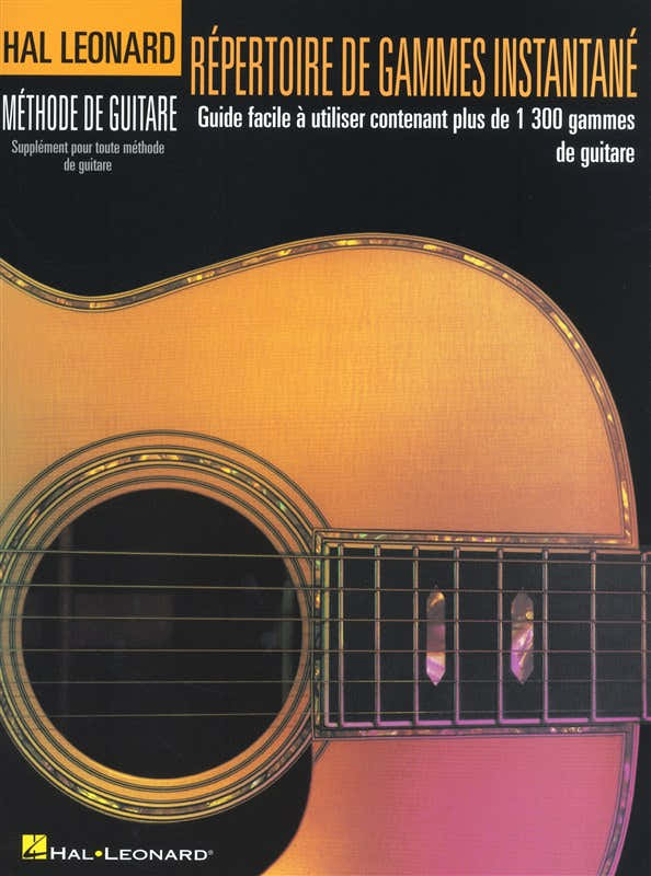 Hal Leonard Repertoire De Gammes Instantane - Guitare