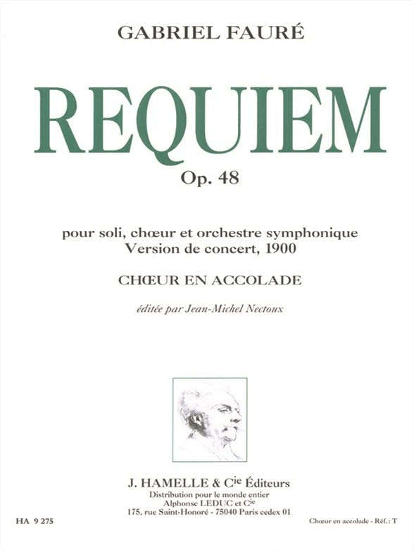 Requiem Op. 48 version 1900 choeur en accolade