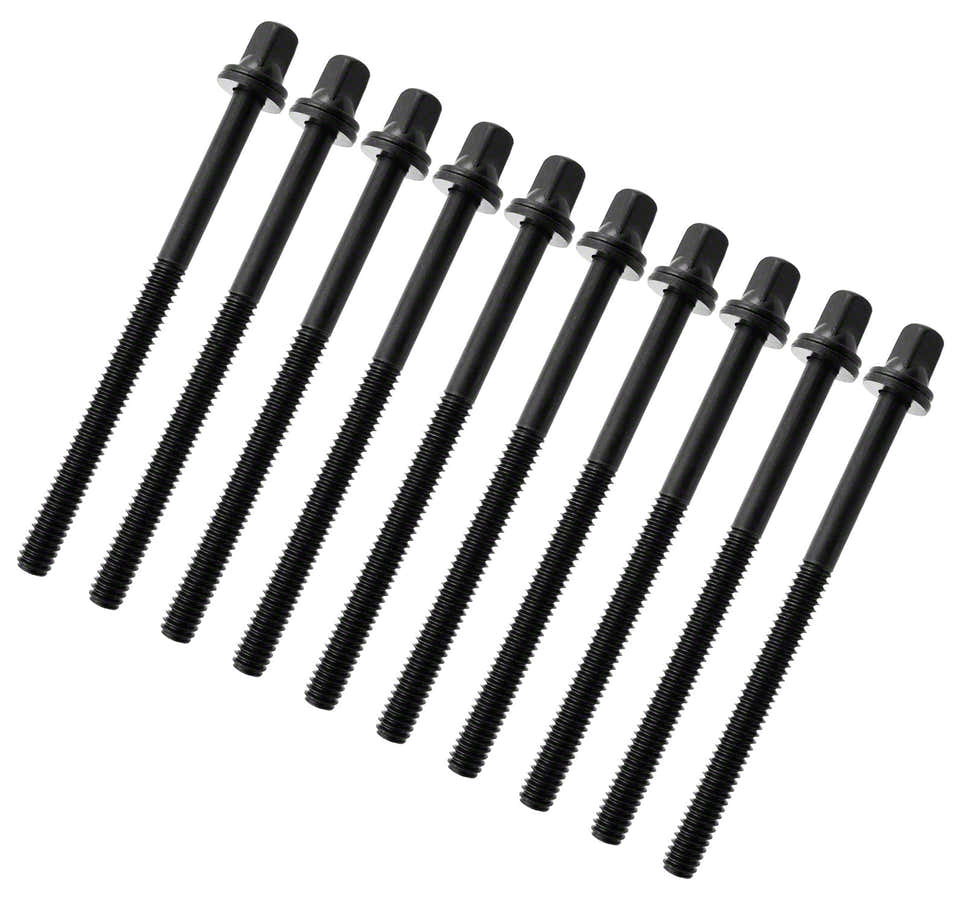 TRC-75W-BK -TORNILLO NEGRO 75MM CON ARANDELA - PASO 7/32" (X10)