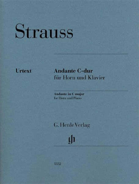 Richard Strauss - Andante In C Major For Horn And Piano - Cor et Piano