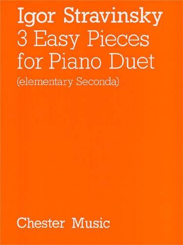 STRAVINSKY I. - 3 EASY PIECES FOR PIANO DUET
