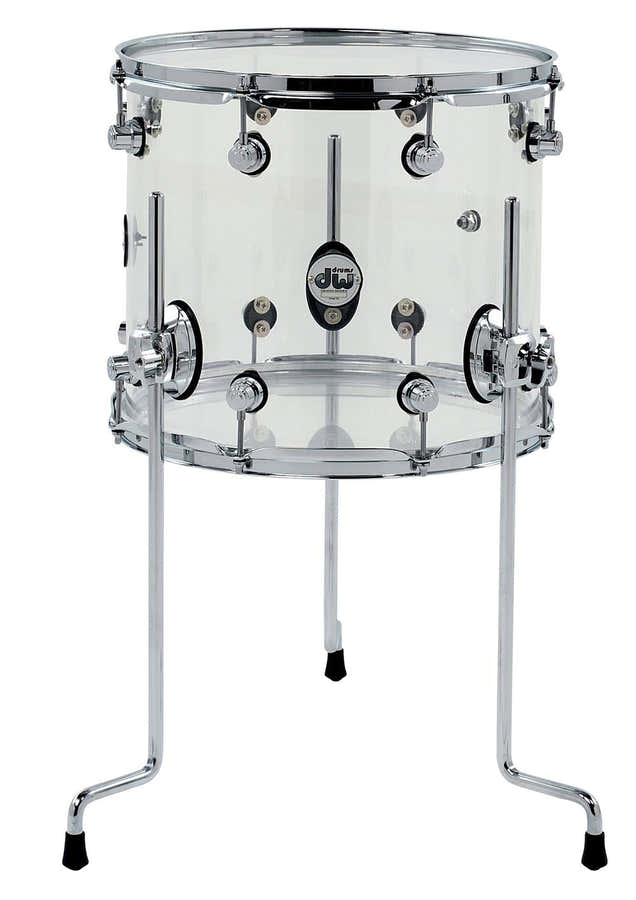 FLOOR TOM DESIGN ACRYLIC CLEAR 14" x 12"