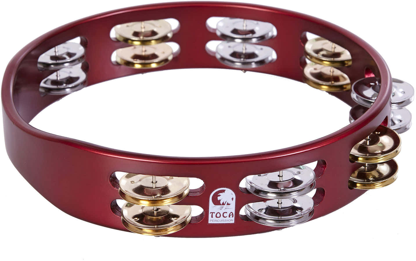 Pandereta Colorsound Rojo mate Tct10-Rr