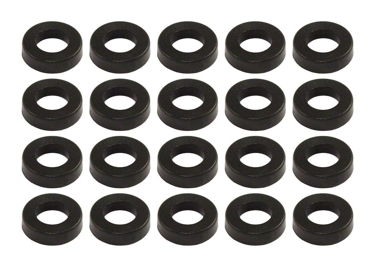 CB-B - ARANDELA NYLON PARA TORNILLO - NEGRA (X20)