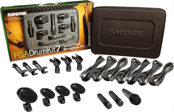 Shure PGADRUMKIT7-CASE 7 MICRO TAMBORES