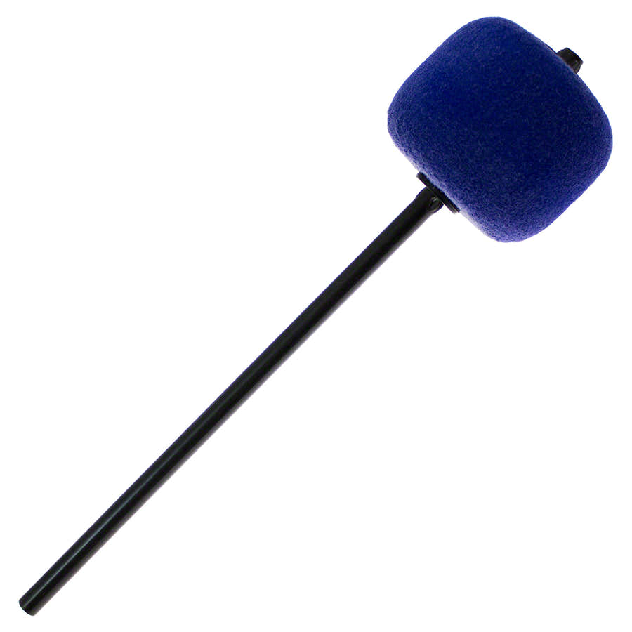 206CKBL Maza de pedal de bombo Fieltro Azul Varilla Negra