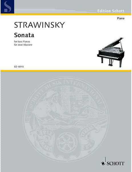 Stravinsky - Sonate - 2 Pianos (4 Hets)