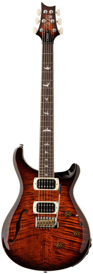 Custom 24 SE SH Piezo Orange Tiger Smokeburst