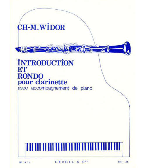 Widor CH. M. - Introduction et Rondo - Clarinette et Piano