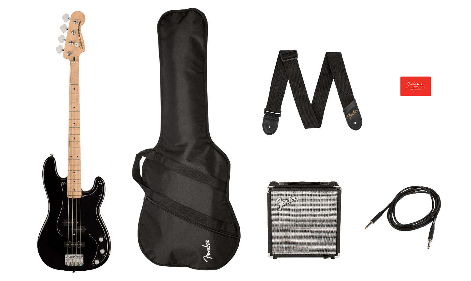 Precision Bass Affinity MN PJ Paquete Negro