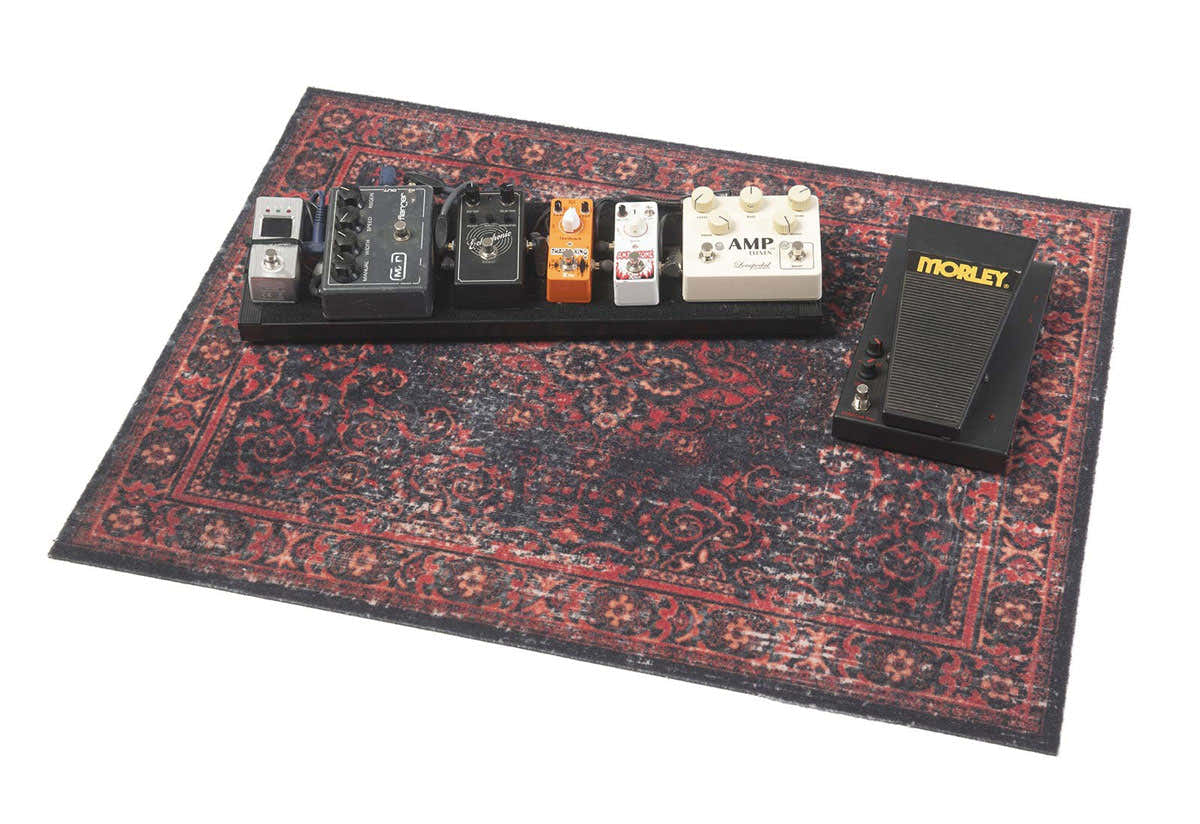 VPA-BLR Alfombra Vintage Persian Club Series 80 X 60CM Antideslizante Negro Rojo