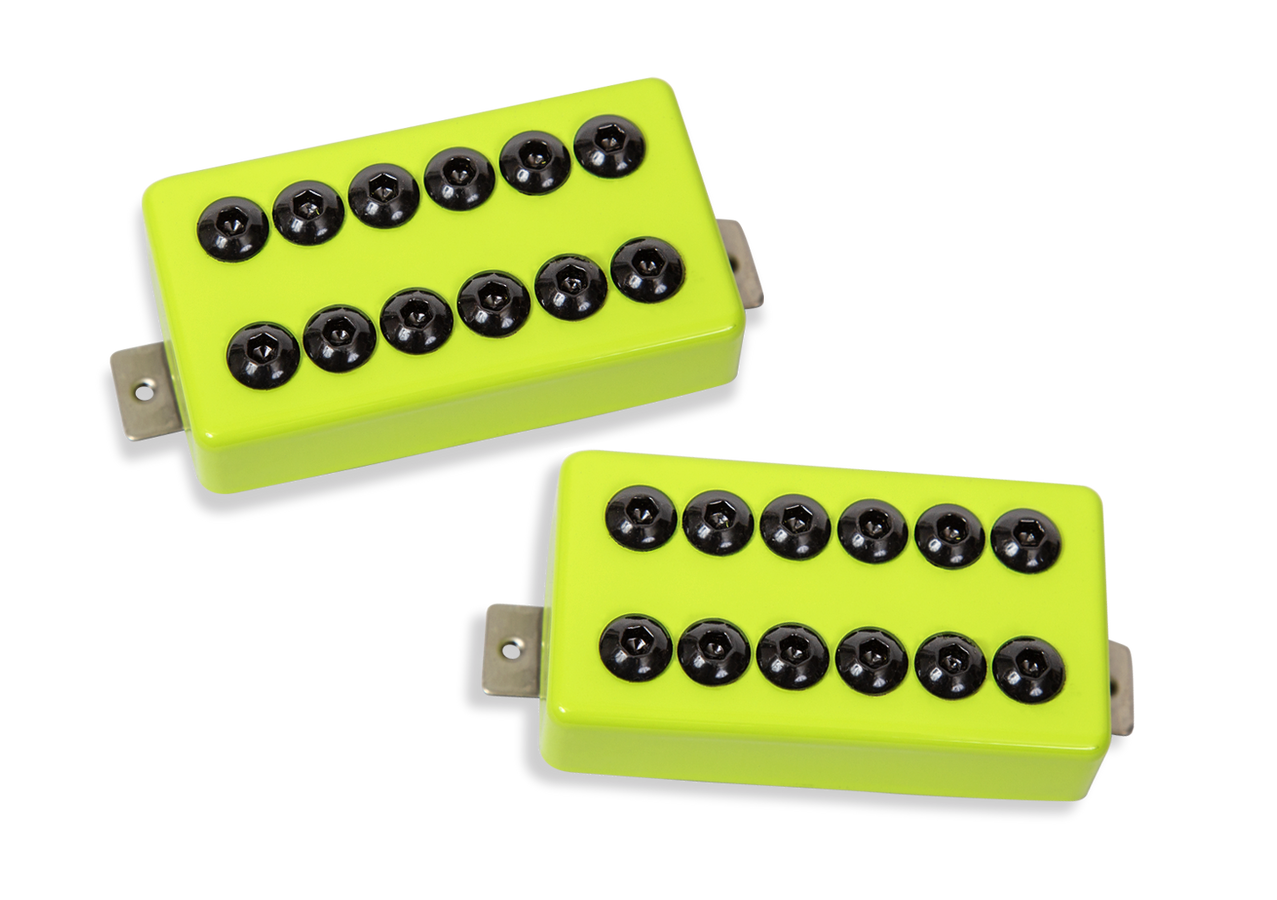HUMBUCKER SET INVADERS SH-8 TOXIC YELLOW