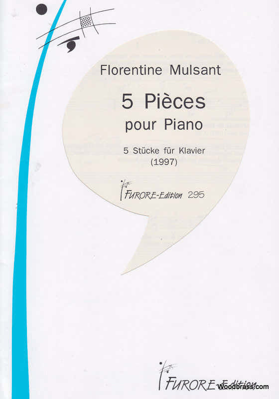 Mulsant Florentine - Cinq Pieces Pour Piano