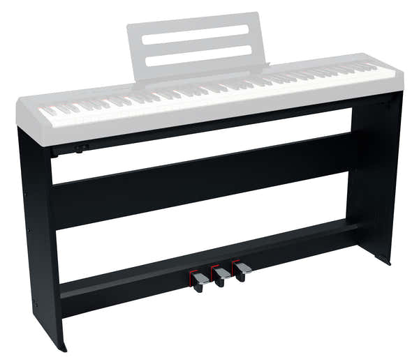Woodbrass Soporte para teclado para XP2 Negro