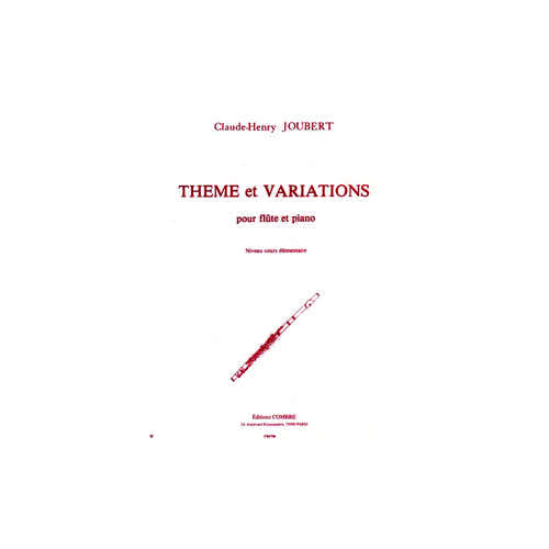 Joubert - Thème et Variations - Flûte et Piano