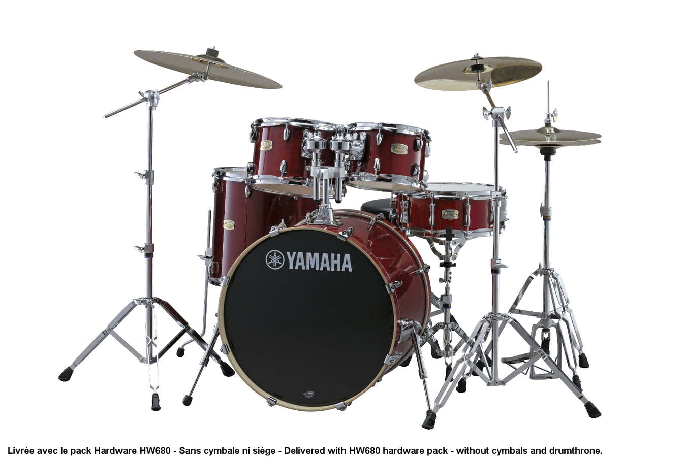 STAGE CUSTOM BIRCH - STANDARD - CRANBERRY RED + PACK HARDWARE HW680W