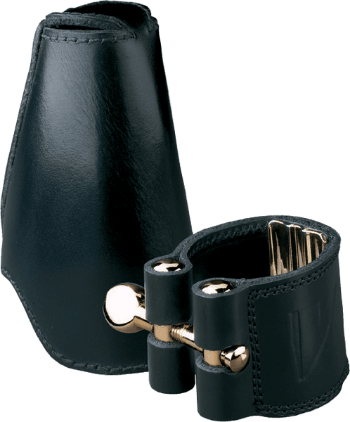 Abrazadera de Cuero Tenor y Protector de Boquilla - LC28L