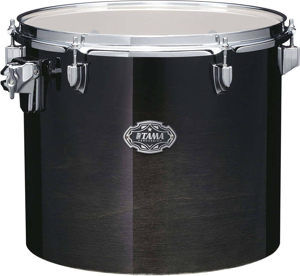 14"X12"SINGLE HEAD CONCERT TOM TRANSPARENT BLACK FADE