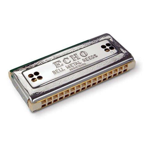 Echo Tremolo Double Straight C/Do y G/Sol - 2x16 agujeros