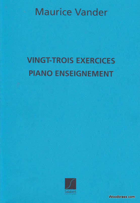 Vander Maurice - 23 Exercices - Piano