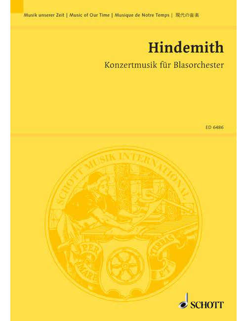 Hindemith - Concert Music Op. 41 - Wind Bet