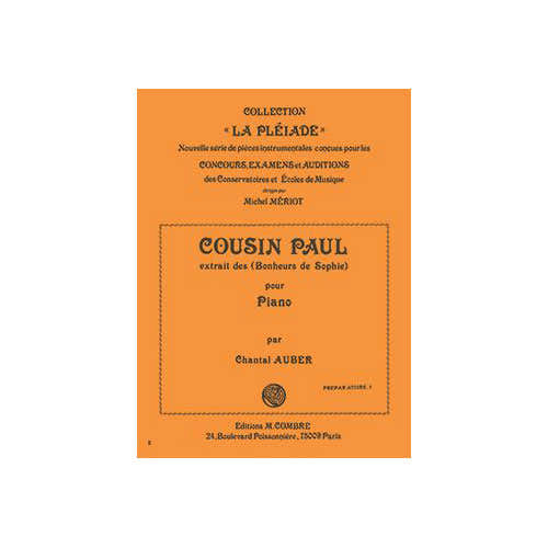 Auber - Cousin Paul - Piano