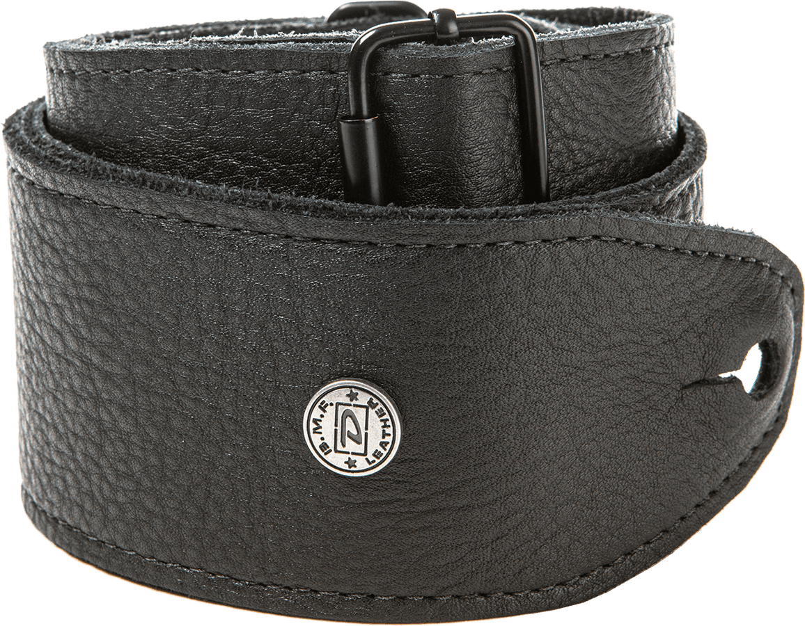 BMF cuero TRI-glide Negro 6,3Cm
