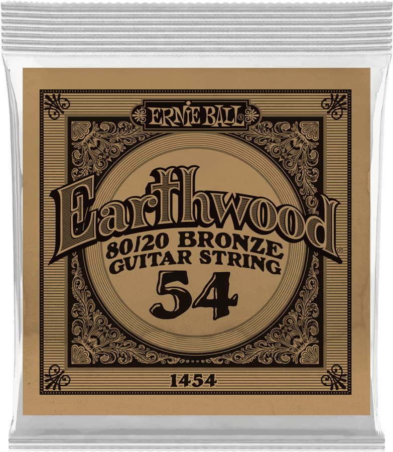 .054 EARTHWOOD 80/20 BRONZE ACOUSTIC GUITAR STRINGS