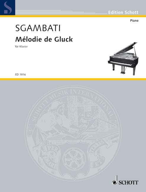 SGAMBATI GIOVANNI - MELODY OF GLUCK - PIANO