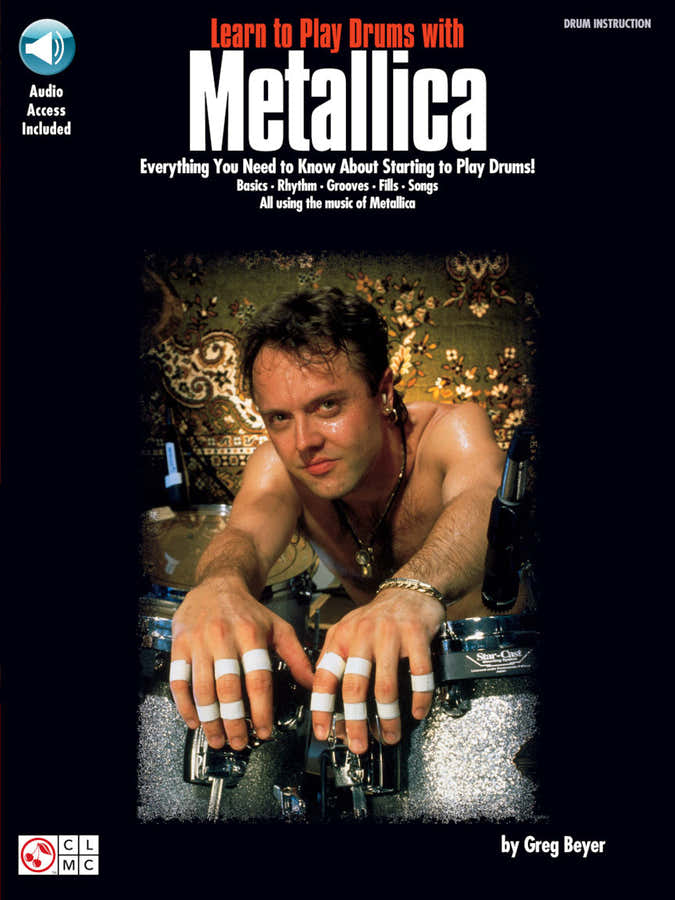 METALLICA - LEARN TO PLAY DRUMS + AUDIO TRACKS