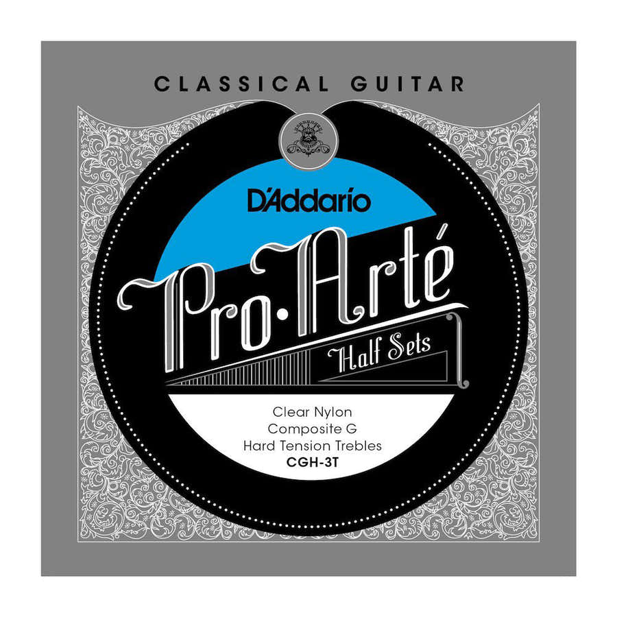 CGH-3T PRO-ARTE CLEAR NYLON SET OF 3 HIGH-PITCHED STRINGS FOR CLASSICAL GUITAR HIGH TENSION