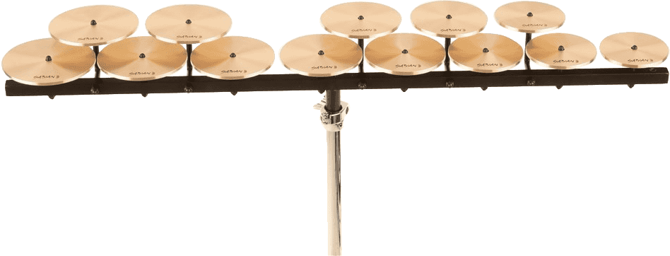 SET OF BASS CROTCHETS WITH MOUNTING BAR AND STAND