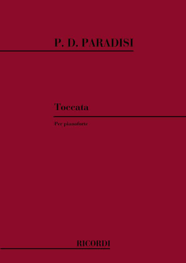 PARADISI P.D. - TOCCATA - PIANO