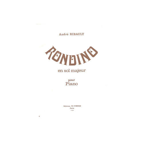 Ribault - Rondino En Sol Maj. - Piano